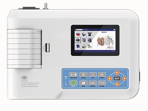 [80650] ECG 300G VET - 3 canali con display