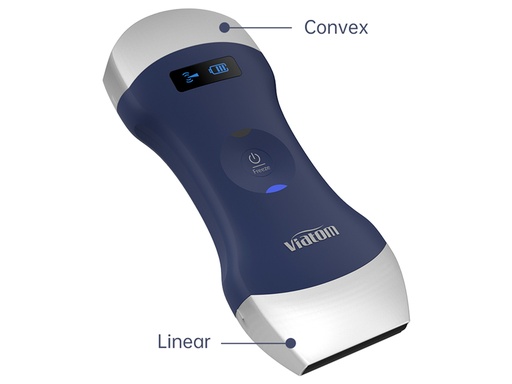 [GM-29643] ECOGRAFO PORTATILE LINEARE/CONVESSO DOPPIA TESTA WIRELESS VIATOM disponibile dicembre 2023