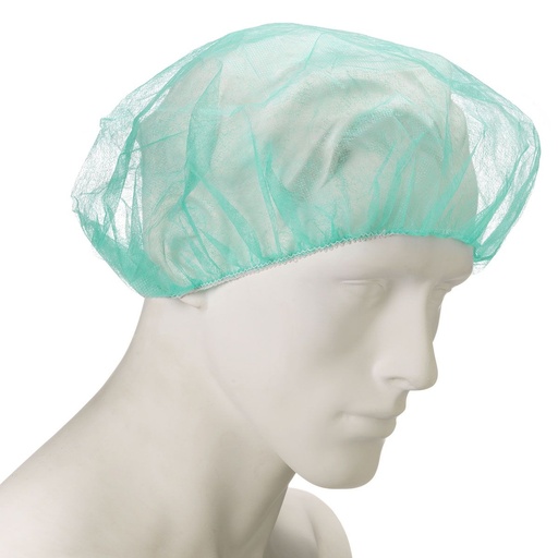 [MGI01167] Cuffia rotonda areata polipropilene verde
