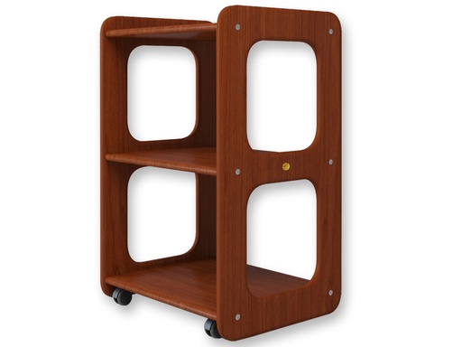 [GM-30018] CARRELLO IN LEGNO DANTE - ciliegia