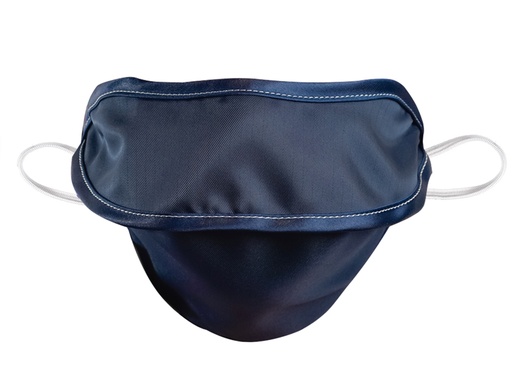 [20771] MASCHERINA RIUTILIZZABILE MYCROCLEAN JUNIOR/ ADULTI SMALL BFE 99,8% - blu/blu