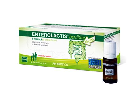 [SDF08036] Enterolactis fermenti lattici flacone 10ml - scatola 12pz
