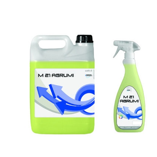 [DET01110] M21 Agrumi detergente sgrassante conf.5kg