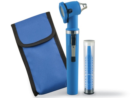 [GM-30296] OTOSCOPIO A FIBRE OTTICHE GIMALUX - blu