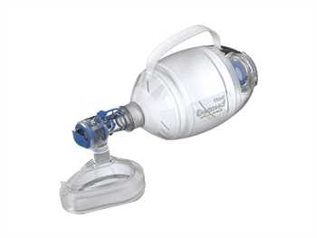 [34260] PALLONE RIANIMATORE IN SILICONE con mascherine N. 5 - adulti