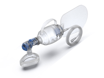 [34264] KIT PALLONE RIANIMATORE IN SILICONE con mascherine N. 3 - pediatrico