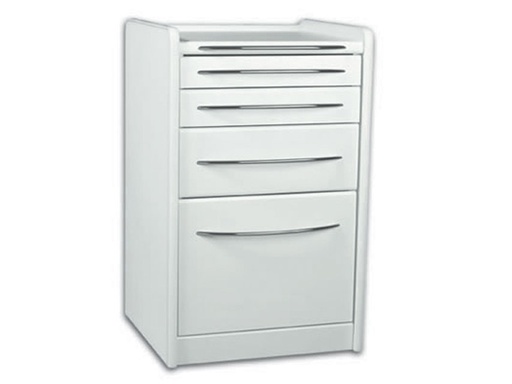 [GM-30402] CASSETTIERA MOBILE GE414 4 cassetti 49 cm - bianca