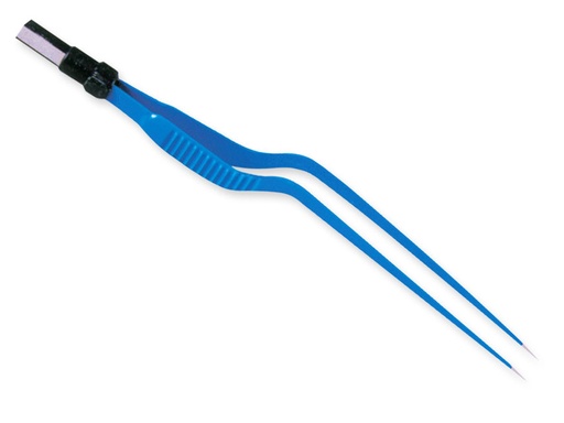 [30663] PINZA BIPOLARE BAIONETTA 24 cm - punte 1 mm