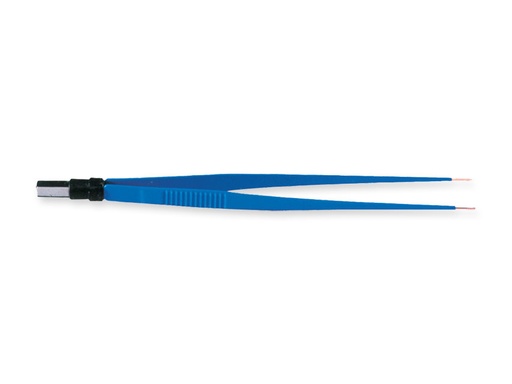 [30650] PINZA BIPOLARE RETTA 18 cm - punte 1 mm