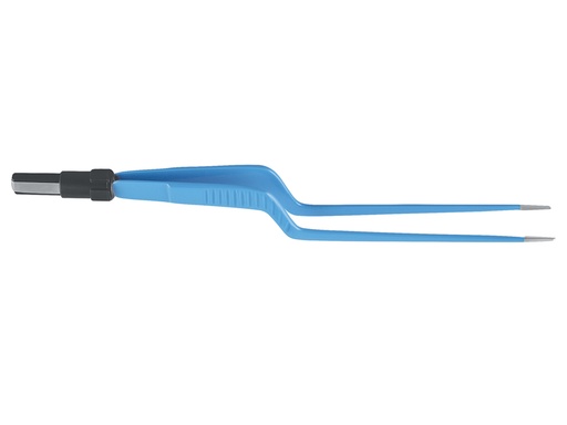 [30654] PINZA BIPOLARE BAIONETTA 18 cm - punte 1 mm