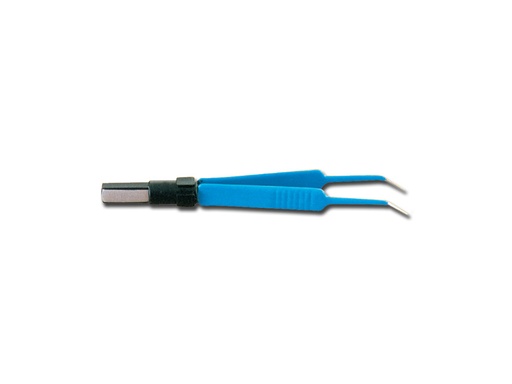 [30666] PINZA BIPOLARE CURVA 11,50 cm - punte 0,25 mm