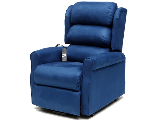 [GM-30551] POLTRONA ELEVABILE GINEVRA 2 motori - blu
