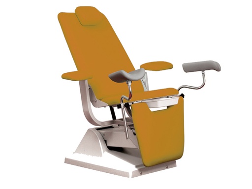[27525] POLTRONA GYNEX con portarotolo - albicocca metallizzato