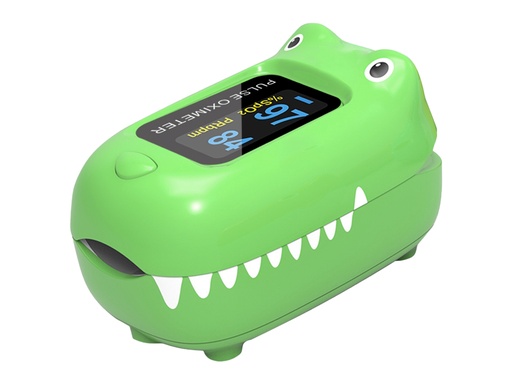[GM-30629] PULSOXIMETRO PEDIATRICO OXY-0 - coccodrillo - GB,IT,ES,DE,GR,PL