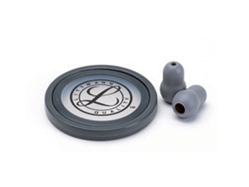 [GM-30664] KIT LITTMANN 40018: membrana+anello+olive per Master Cardiology-grigio