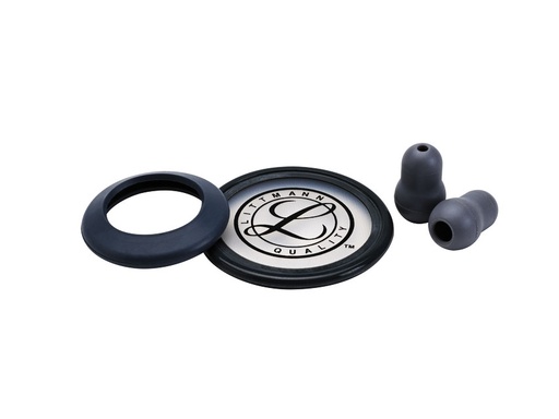 [GM-30668] KIT LITTMANN 40006: membrana+anello+anello campana+olive per Classic II-grigio