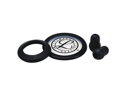 [GM-30679] KIT LITTMANN 40005: membrana+anello+anello campana+olive per Classic II-nero