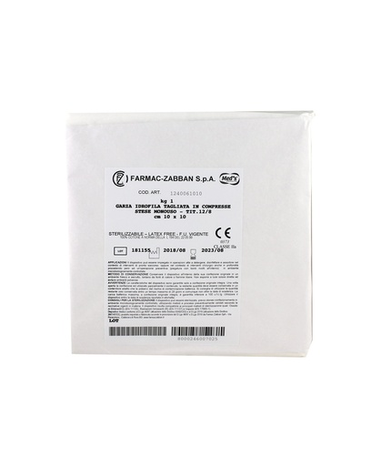 [DMM01162] Garza tagliata stesa 10x10 in pacchi da 1 kg
