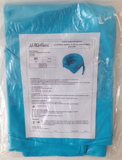 [IGP04032] Lavatesta da letto gonfiabile doppio con scarico