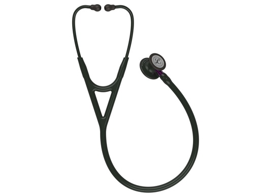 [32641] LITTMANN CARDIOLOGY IV - 6203 - nero - finiture nere / conn. viola