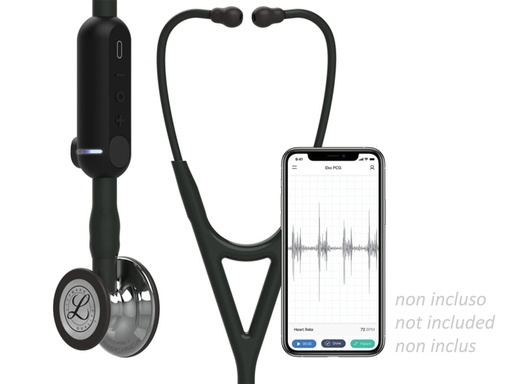 [GM-31171] 3M LITTMANN STETOSCOPIO CORE DIGITAL - 8869 - nero - finiture specchio