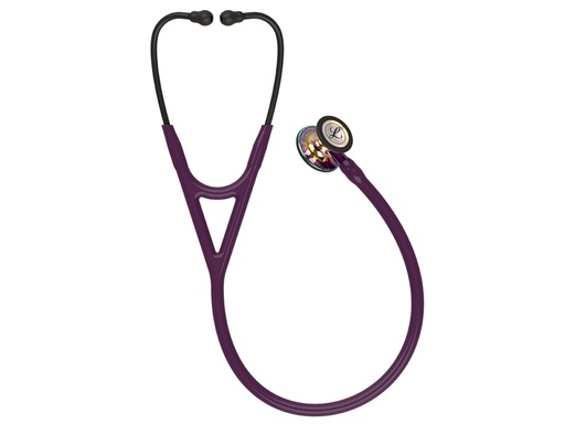 [GM-31176] LITTMANN CARDIOLOGY IV - 6239 - prugna - finiture arcobaleno brillanti - conn. viola