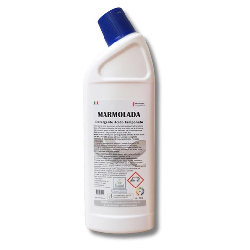 [DET05326] Marmolada detergente acido in gel per WC 750gr becco storto Ecolabel