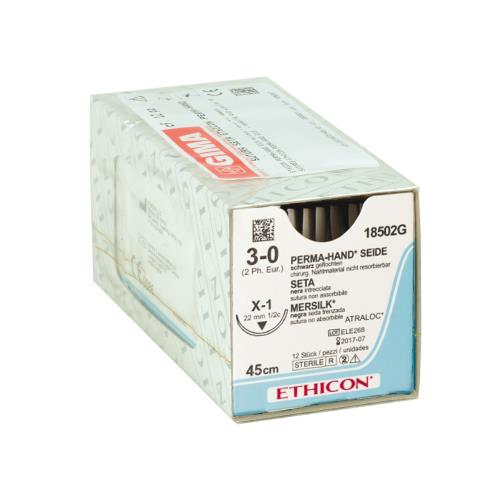 [DMM05026] Sutura clinisilk 3/0 ago 22 mm taglio convenzionale 1/2
