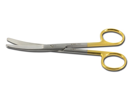 [GM-31394] FORBICI CURVE C.T. PUNTE SMUSSE - 14,5 cm