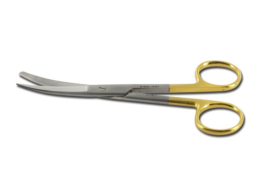 [GM-31398] FORBICI CURVE C.T. PUNTE ALTERNE - 14,5 cm